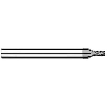 Harvey Tool 1/4 in. dia. x 0.03 in. Radius x 3/8 in. Carbide Corner Radius End Mill, 4 Flutes, CVD dia.mond 9m 747716